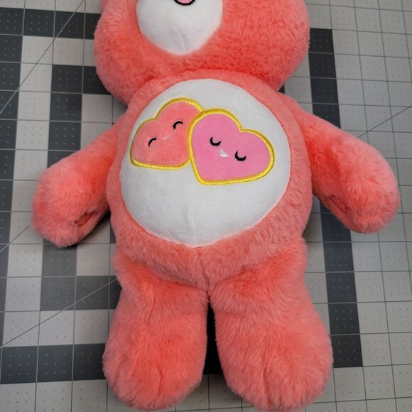 Care Bears Love A Lot Bear Basic Fun Stuffed Plush‎ Toy Pink Hearts 14" 2020 - Picture 7 of 10
